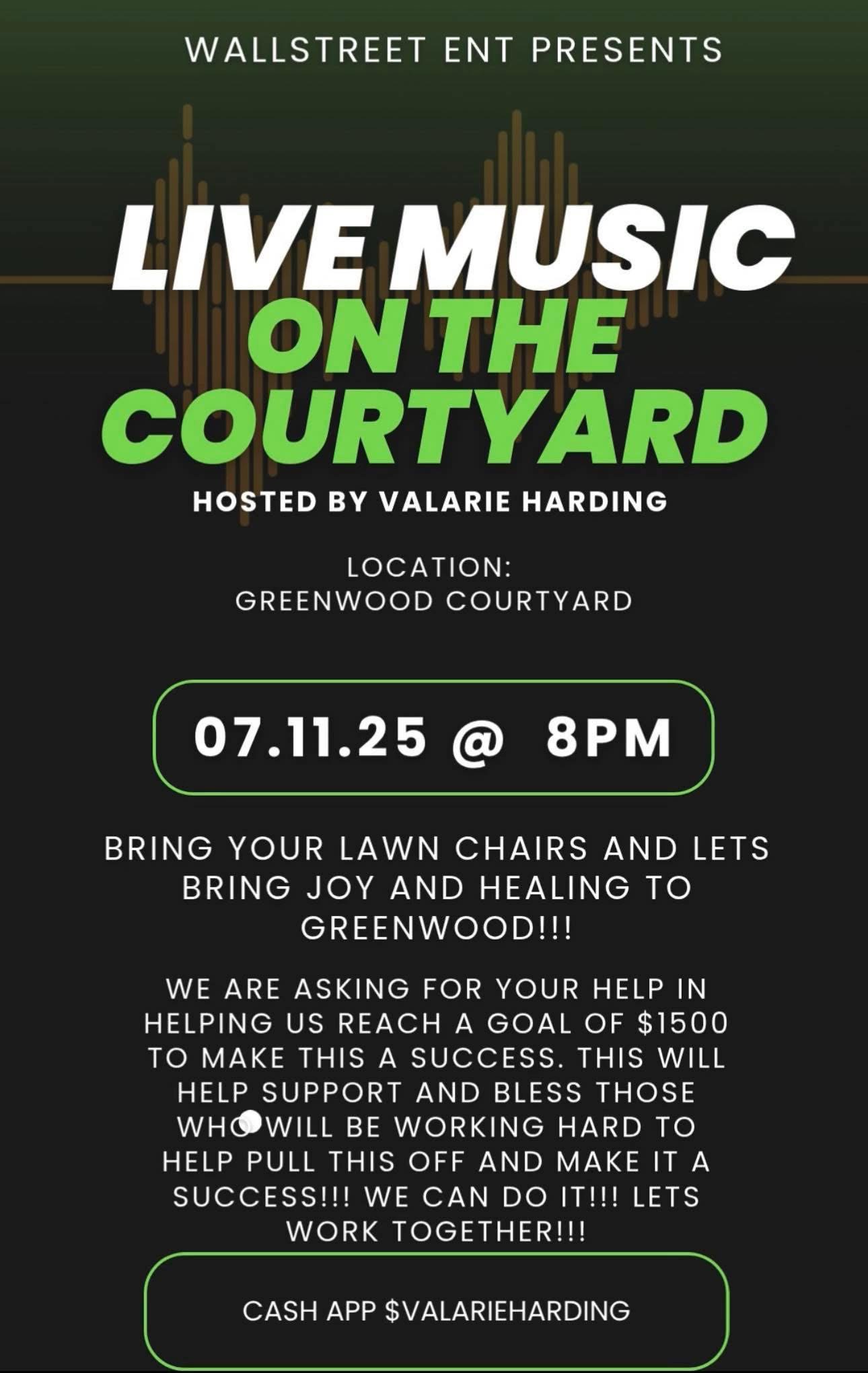 Live Music on the Greenwood Courtyard